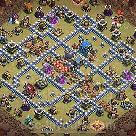 TH12 Legend League Base #197