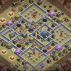TH12 CWL Base · Anti 3 / Anti Air #192