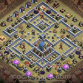 TH12 CWL Base · Anti 3 / Anti Air #161