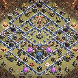 TH12 CWL Base · Anti 3 / Anti Air #146