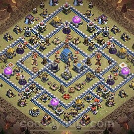 TH12 Legend League Base #138
