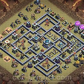 TH13 CWL Base · Anti 3 / Anti Air #252