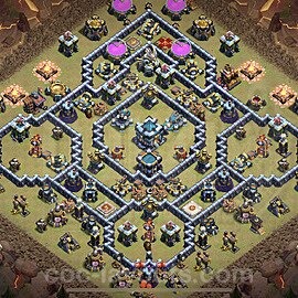 TH13 CWL Base · Anti 2 / Anti Air #250