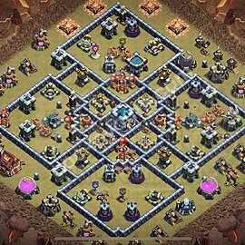 TH13 CWL Base · Anti 3 / Anti Air #273