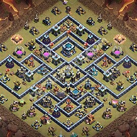 TH13 CWL Base · Anti 3 / Anti Air #248
