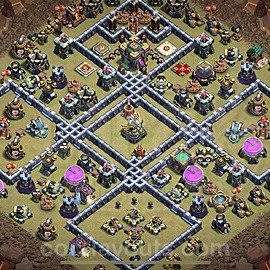 TH14 CWL Base · Anti 3 / Anti Air #394