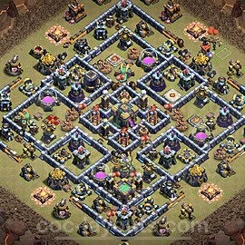TH14 Legend League Base · Anti 2 #343