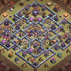 TH15 CWL Base · Anti 3 / Anti Air #445