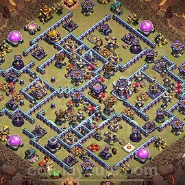 TH15 CWL Base · Anti 3 / Anti Air #428