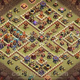 TH16 CWL Base · Anti 3 / Anti Air #560
