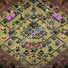 TH17 Legend League Base #657
